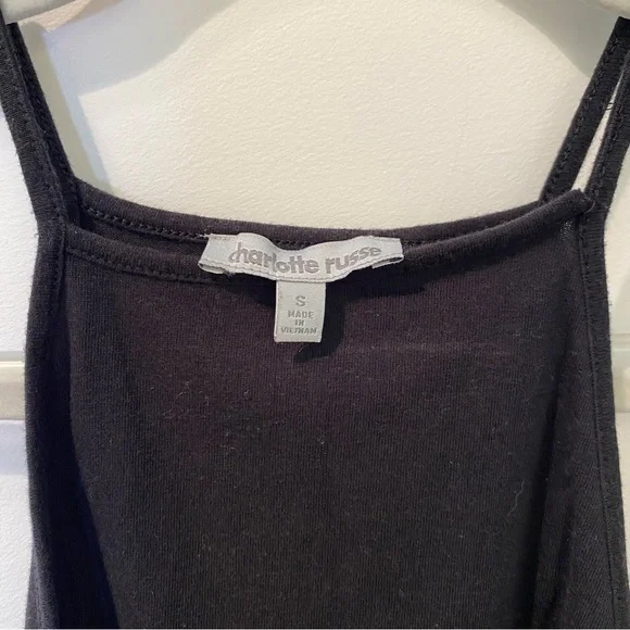 Charlotte Russe Black Crop Top - Picture 4 of 10